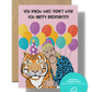 You know who didn't wish you happy birthday | Instant Digital Download JPG