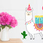Happy Birthday Alpaca | Art Designs | Instant Digital Download EPS, JPG, & PNG