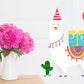 Happy Birthday Alpaca | Art Designs | Instant Digital Download EPS, JPG, & PNG