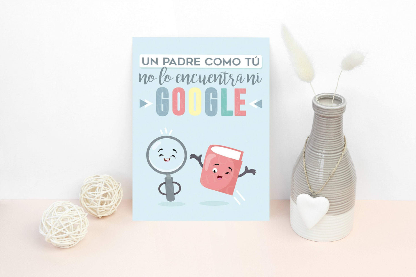 Un Padre Como Tu No Lo Encuentra Google | Printable card