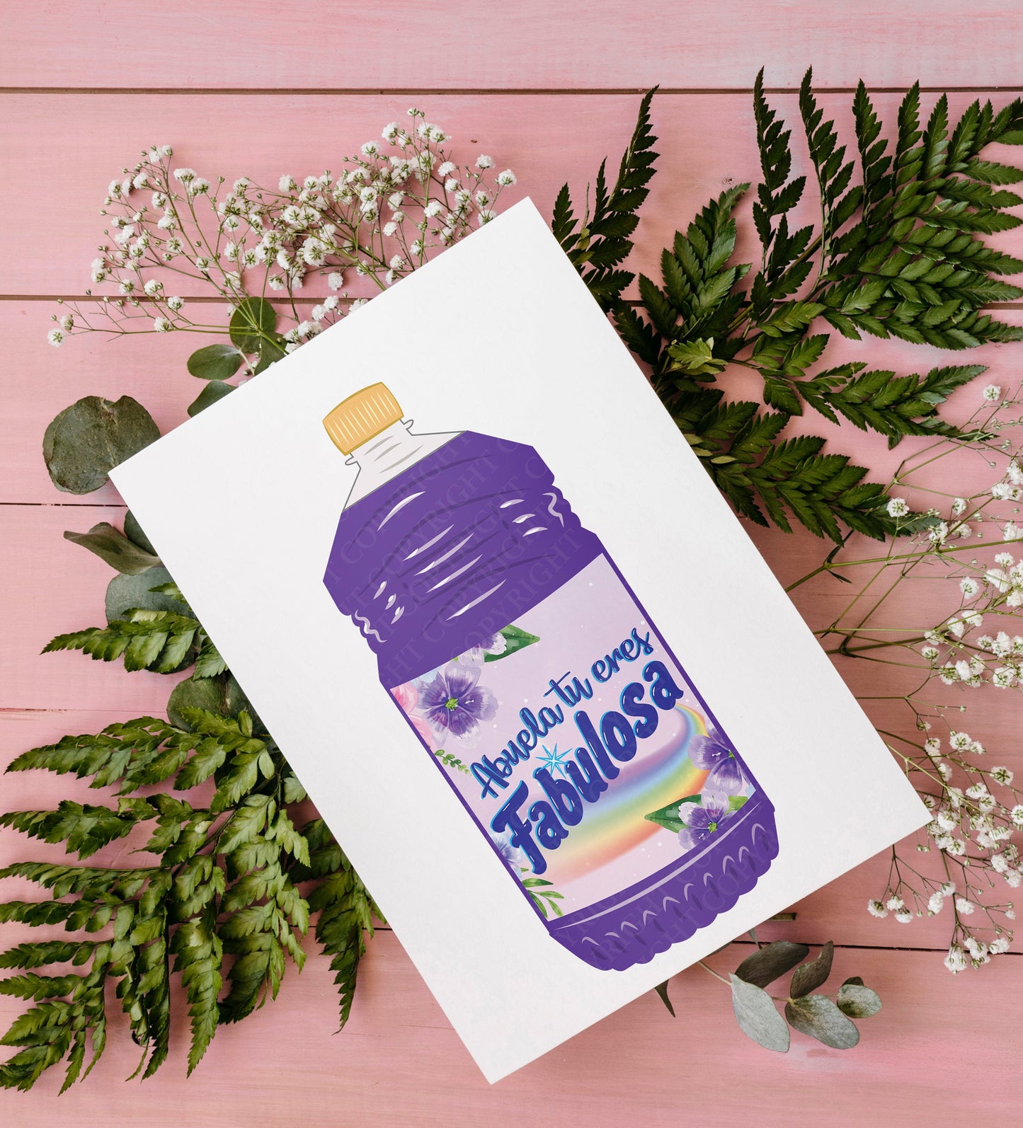 Abuela Tu Eres Fabulosa | Printable card