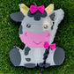 Cow with Bow Piñata